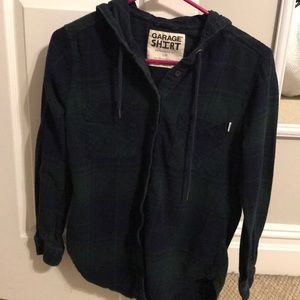 Garage Hooded Flannel